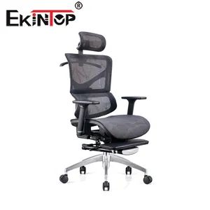 Ekintop bán nóng Ergonomic Ghế máy tính điều hành Ergonomic Ghế văn phòng lưới mới nhất Ergonomic Ghế với phần còn lại chân