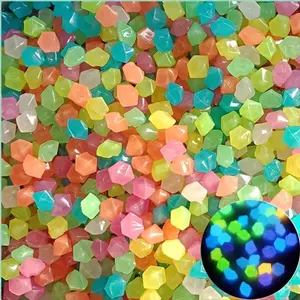 Glow In The Dark Pebbles Stone Luminous Fluorescent Stones Garden latest wedding Decoration