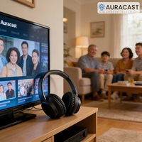 Casque audio supra-auriculaire BH682G Auracast BT, Bluetooth 6.0, diffusion multi-appareils LE Audio, ultra faible consommation, 35h d'autonomie, pour musées et diffusions