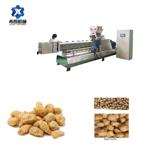 Máquina para hacer carne de soja vegetariana de forma cuadrada a buen precio, línea de procesamiento de proteína de soja - Product Image 4