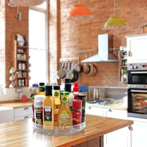 <span class=keywords><strong>11</strong></span> <span class=keywords><strong>inch</strong></span> 360 độ nhựa lưu trữ lớn lười biếng <span class=keywords><strong>Susan</strong></span> Vòng rõ ràng nhựa xoay bàn xoay tổ chức - Product Image 4