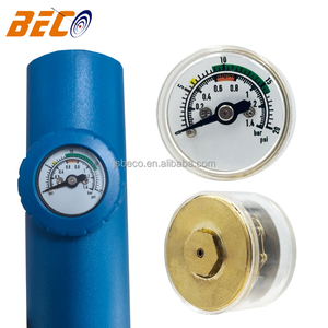 BECO 1 pouce boîtier en plastique manomètre 25mm Bar/psi <span class=keywords><strong>Mini</strong></span> manomètre pour <span class=keywords><strong>pompe</strong></span> à vélo - Product Image 2