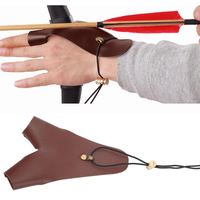 Gants de patrouille légers pour hommes, en cuir, pour l'extérieur, protection contre les flèches, accessoires de tir à l'arc