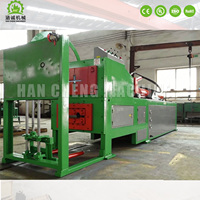 Machine à débordure hydraulique à crochet simple/double certifiée HC pour le recyclage des pneus, avec roulement et garantie d'un an, facile à utiliser