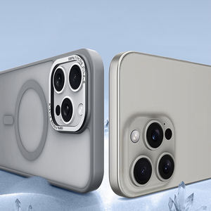 Étui <span class=keywords><strong>Mimi</strong></span> semi-transparent givré PC+TPU antichoc, design professionnel, pour téléphones mobiles 11/<span class=keywords><strong>12</strong></span>/13/14/15/16/Pro/Max - Product Image 5