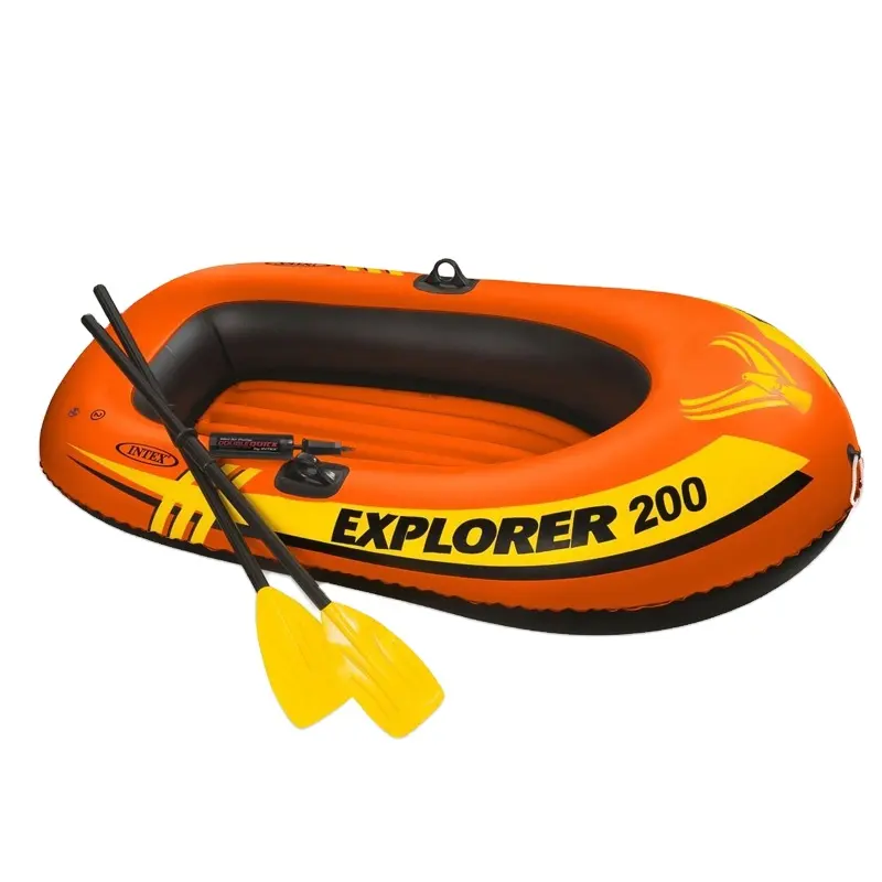 Intex-barco de pesca inflable con motor fueraborda, juego de barco inflable rígido, 58331, 58332