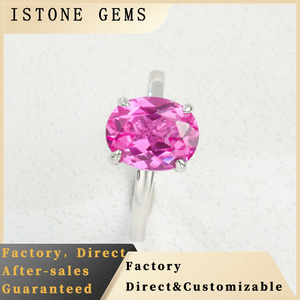 Anillo Clásico de Zafiro Padparadscha en Plata de Ley S925 - Product Image 6