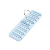 1Pc Ceinture Cintre Multifonctionnel Gain de Place Luxe Ceinture D'affichage Organisateur Avec 12 Fentes Cravate Écharpe Cintre Placard Support De Rangement