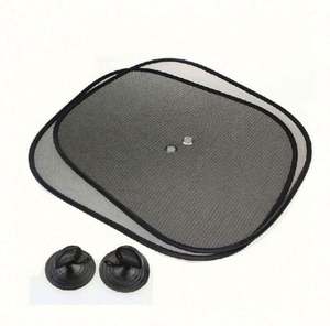 Heat Transfer Printing 2 Pieces Side <b>Window</b> Nylon <b>Mesh</b> Car Sunshade - Product Image 2
