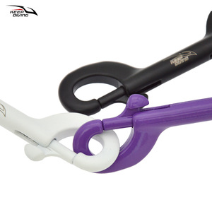 Crochet de cordage de plongée Keep Diving 100 mm en acier inoxydable à dégagement rapide, équipement de sécurité pour BCD, accessoire de plongée sous-marine - Product Image 2