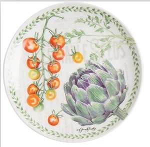 Assiettes <span class=keywords><strong>potager</strong></span> Set de 4 vaisselle en porcelaine orange - Product Image 3