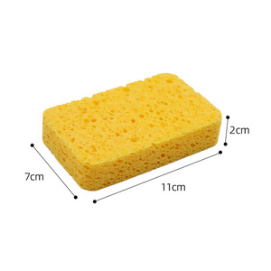Esponja para lavar platos, bloque rectangular de 7x11x2 cm, pulpa de madera engrosada para limpieza de ollas y sartenes - Product Image 2