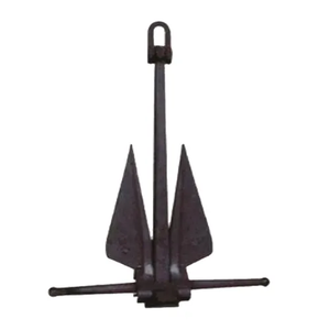 Ancla Danforth HHP Pintada en Negro para Barcos y Embarcaciones, en Oferta - Product Image 1
