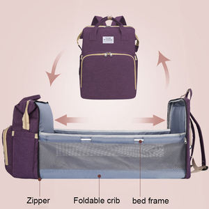 Nouveau sac de couchage pliable unisexe tendance pour bébés sac à <span class=keywords><strong>dos</strong></span> souple design élégant pour mamans doublure imperméable en nylon <span class=keywords><strong>fermeture</strong></span> à glissière lettre - Product Image 6