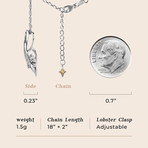 Colgante de plata personalizado de fábrica con diamante de laboratorio, cadena de plata de ley 925 pulida incluida, dije brillante con pavé lateral para regalo diario - Product Image 2