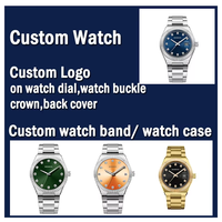 Montre mécanique de luxe pour homme, avec diamants Moissanite, en acier inoxydable, à aiguilles, automatique, fabrication sur mesure