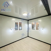 Maison Modulaire Préfabriquée Complète 40 pieds 20 pieds avec Cuisine Intégrée, Prix Compétitif, Maison Conteneur Extensible