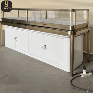 Mostrador de Exhibición de Joyería Personalizado Directo de Fábrica en China con Diseño de Mostrador para Vitrinas de Joyería - Product Image 1