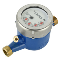 Ningshui High Quality R100 Brass Body Multi-Jet Dry Type Cold and Hot Mechanical Water Meter
