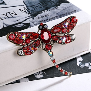 Broche de Lujo con Pedrería Colorida para Mujer, Diseño de Libélula, Joyería para Vestidos y Abrigos - Product Image 5