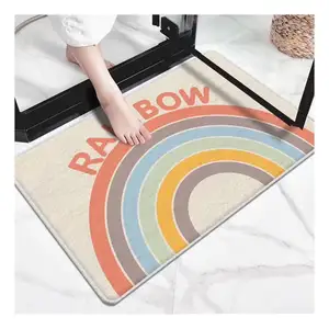 Our company custom 3d print picture carpet foot rugs wholesale