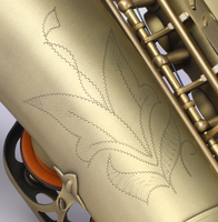 Saxophone alto Eb vintage professionnel de qualité supérieure en laiton, fabriqué en usine, avec finition résistante à la rouille et étui de haute qualité