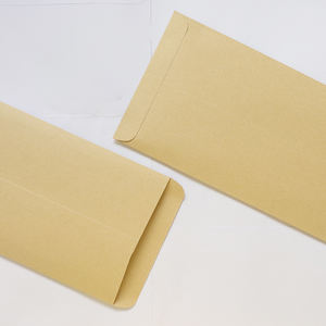Petites enveloppes en papier Kraft marron A4 sac de <span class=keywords><strong>facture</strong></span> épaissi joint de colle à eau d'impression personnalisé pour enveloppe cadeau élargie - Product Image 2