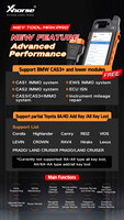 Xhorse WIFI BT VVDI Key Tool Max Pro con nueva abrazadera M5 Dolphin II XP005L Máquina cortadora de llaves automática para todas las llaves perdidas