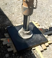 Plaque de support de pied de grue avec service de coupe en PE UHMWPE résistant à l'usure