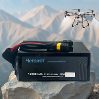 Аккумулятор LiPo Herewin 14S 51.8V 12000mAh 15C для промышленных БПЛА VTOL