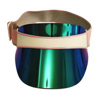 Casquette de pare-soleil en plastique PVC PC réglable de haute qualité Chapeau Protection UV Logo personnalisé pour hommes et femmes pour le sport