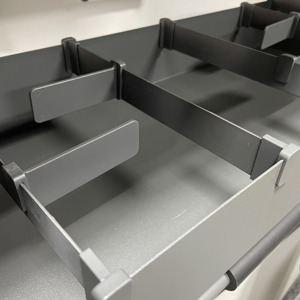 Étagère coulissante moderne pour armoire murale de cuisine, base nanométrique, solution écologique, 2 niveaux - Product Image 5