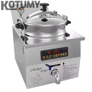 مقلاة هوائية كهربائية تجارية ، ماكينة مقلية مفرغة مستمرة خالية من الزيت لطهي البطاطس المقلية وحالة الدجاج الجديدة - Product Image 5