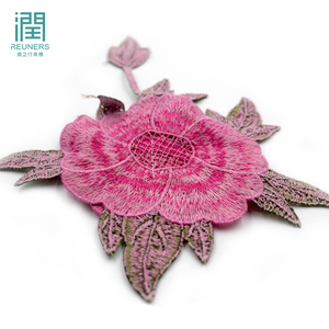 Parches Personalizados con Logotipo, Parches de Rosas Bordadas para Ropa - Product Image 6