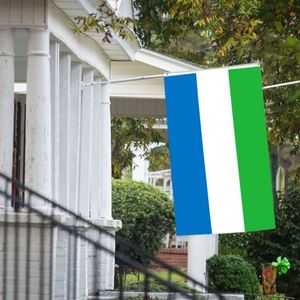 Drapeaux de Sierra Leone en gros 3x5 pieds, en polyester 68D/100D, personnalisables pour toutes les nations, livraison rapide d'un fournisseur fiable - Product Image 6