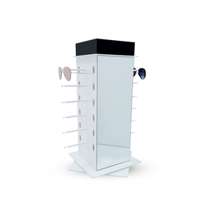 Encimera 12 marcos acrílico giratorio soporte de exhibición gafas de sol soporte de exhibición de gafas de sol estante de exhibición - Product Image 2