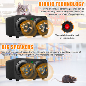 Répulsif efficace de souris ultrasonique et de rongeur pour l'entrepôt de garage d'usine grand répulsif ultrasonique de rongeur de couverture d'espace - Product Image 2