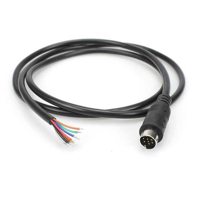 26AWG 3.5mm to 9 Pin Mini Din Male to Male S-video Audio Cable