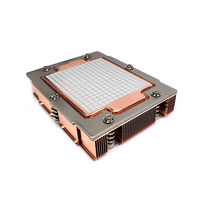 Dynatron J1 1U 无源服务器 CPU 冷却器，适用于 AMD Socket SP5 和 TR5，全铜蒸气室散热器，适用于 9004/9005 系列