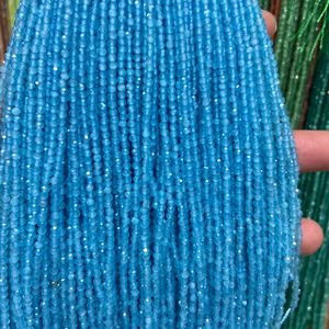 <span class=keywords><strong>20</strong></span> couleurs 2mm 3mm facettes coupe oeil de chat perles de pierre colorées Mini petite taille pour la fabrication de bijoux à bricoler soi-même - Product Image 5