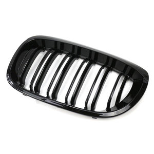 Vente chaude brillant <span class=keywords><strong>noir</strong></span> avant Double ligne gril ABS plastique rein grilles pour <span class=keywords><strong>BMW</strong></span> série 3 E46 1998-2004 - Product Image 3
