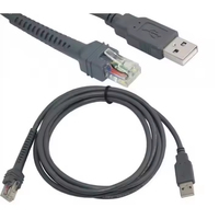 Escáner de Código de Barras Zebra 2M con Cable USB, Dispositivo de Escaneo, Cable de Datos para Escáner de Código de Barras Zebra, Entrega Rápida