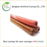Saucisse utilisant des boyaux en plastique