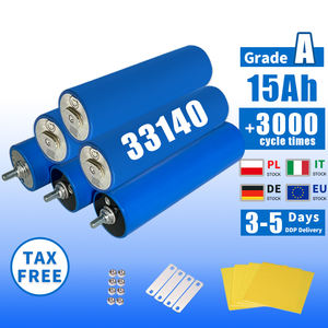 33140 40135 32140 Цилиндрический литий-ионный аккумулятор 3,2 В 15Ah LFP/Lifepo4 12 В, аккумулятор 12 В, 24 В, 36 В, 48 В, 50 А - Product Image 1