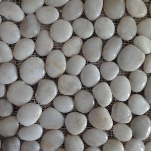 Màu sắc khác nhau tốt nhất lớp đánh bóng đá cuội tự nhiên <span class=keywords><strong>Pebble</strong></span> Gạch Mosaic với trở lại lưới cho trong nhà và ngoài trời trang trí - Product Image 4