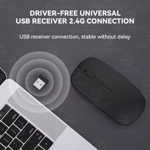 Custom New Gmaing Computer Tablet PC <b>Mouse</b> Finger Rechargeable Mini 2.4GHz Wireless <b>Mouse</b> for Laptop Business Home Office Use - Product Image 4