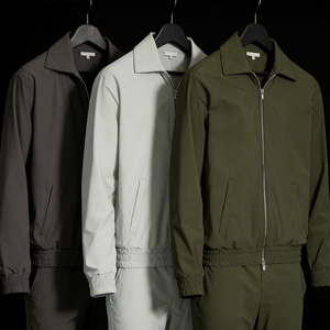 Survêtement pour <span class=keywords><strong>homme</strong></span> Nouveau vêtement de <span class=keywords><strong>sport</strong></span> Respirant Ensemble décontracté Veste zippée en nylon Pantalon ajusté Survêtements imprimés sportifs Séchage rapide - Product Image 4