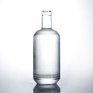 OEM glassato a spruzzo stampa di marchio 75cl 1L 1000ml 700ml rum gin tequila vuota <span class=keywords><strong>vodka</strong></span> 750ml oslo custom di vetro di bottiglie di liquore - Product Image 1