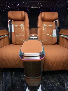 Sièges de voiture de luxe personnalisés pour fourgon VIP, sièges arrière inclinables en cuir pour Sprinter Vito V-Class, vente chaude - Product Image 4