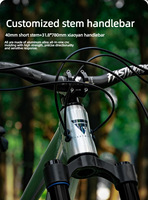 Bicicleta de Montaña FASTWORK B2 con Suspensión Trasera de 4 Brazos, Cuadro de Aleación de Aluminio, Ruedas de 27.5'', Transmisión de 12 Velocidades, Bicicleta Todoterreno